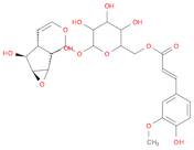 [(1aS)-1a,1bα,2,5aα,6,6aβ-Hexahydro-6α-[(E)-3-(4-hydroxy-3-methoxyphenyl)propenoyloxy]-1aβ-(hydroxymethyl)oxireno[4,5]cyclopenta[1,2-c]pyran-2α-yl]β-D-glucopyranoside