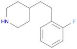 4-[2-(2-fluorophenyl)ethyl]piperidine