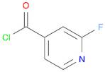 4-Pyridinecarbonyl chloride, 2-fluoro- (9CI)