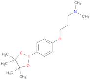 2-{4-[3-(dimethylamino)propoxy]phenyl}-4,4,5,5-tetramethyl-1,3,2-dioxaborolane