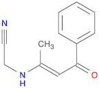 2-[(1-METHYL-3-OXO-3-PHENYL-1-PROPENYL)AMINO]ACETONITRILE