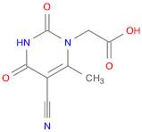 2-[5-Cyano-6-methyl-2,4-dioxo-3,4-dihydro-(2H)-pyrimidin-1-yl]acetic acid