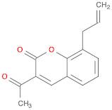 3-acetyl-8-allyl-2H-chromen-2-one