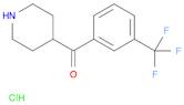 PIPERIDIN-4-YL-(3-TRIFLUOROMETHYL-PHENYL)-METHANONE HYDROCHLORIDE