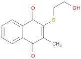 2-[(2-Hydroxyethyl)thio]-3-methyl-1,4-naphthoquinone