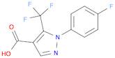 5-(TRIFLUOROMETHYL)-1-(4-FLUOROPHENYL)-1H-PYRAZOLE-4-CARBOXYLIC ACID
