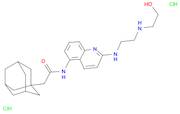 N-[2-[[2-[(2-Hydroxyethyl)amino]ethyl]amino]-5-quinolinyl]-2-tricyclo[3.3.1.13,7]dec-1-ylacetamidedihydrochloride