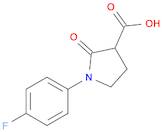 1-(4-FLUOROPHENYL)-2-OXOPYRROLIDINE-3-CARBOXYLIC ACID