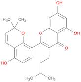 5,7-Dihydroxy-2-(5-hydroxy-2,2-dimethyl-2H-1-benzopyran-8-yl)-3-(3-methyl-2-butenyl)-4H-1-benzopyran-4-one