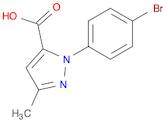 2-(4-BROMO-PHENYL)-5-METHYL-2H-PYRAZOLE-3-CARBOXYLIC ACID