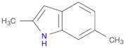 1H-Indole, 2,6-dimethyl-