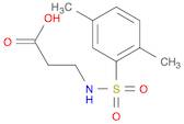 3-((2,5-dimethylphenyl)sulfonamido)propanoic acid