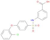 3-[4-(2-CHLOROPHENOXY)PHENYLSULFONAMIDO]BENZOIC ACID