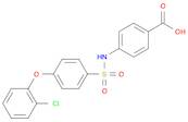 4-(([4-(2-CHLOROPHENOXY)PHENYL]SULFONYL)AMINO)BENZOIC ACID