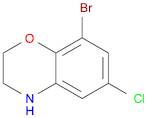 8-BROMO-6-CHLORO-3,4-DIHYDRO-2H-BENZO[1,4]OXAZINE