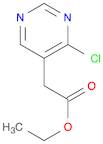 4-Chloro-5-pyrimidineacetic acid ethyl ester