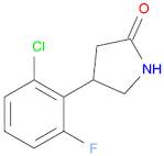 4-(2-Chloro-6-fluorophenyl)pyrrolidin-2-one