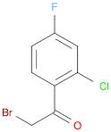 2-CHLORO-4-FLUOROPHENACYL BROMIDE