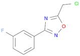 5-(ChloroMethyl)-3-(3-fluorophenyl)-1,2,4-oxadiazole