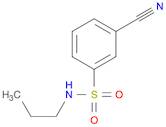 3-cyano-N-propylbenzenesulfonamide