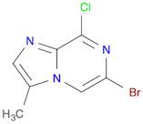 6-bromo-8-chloro-3-methylimidazo[1,2-a]pyrazine