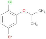 4-Bromo-1-chloro-2-(propan-2-yloxy)benzene