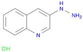 2-(quinolin-3-yl)hydrazine hydrochloride