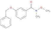 3-(BENZYLOXY)-N-METHOXY-N-METHYLBENZAMIDE