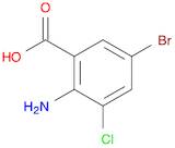 2-amino-5-bromo-3-chlorobenzoic acid
