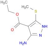 ethyl 5-amino-3-methylthio-1H pyrazole-4-carboxylate