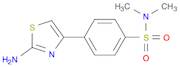 2-Amino-4-[4-(N,N-dimethylsulphamoyl)phenyl]-1,3-thiazole