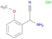 2-AMino-2-(2-Methoxyphenyl)acetonitrile hydrochloride