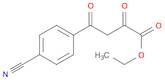 ethyl 4-(4-cyanophenyl)-2,4-dioxobutanoate
