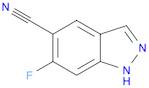 1H-Indazole-5-carbonitrile,6-fluoro-(9CI)