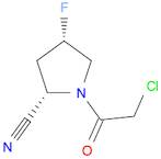 2-Pyrrolidinecarbonitrile,1-(chloroacetyl)-4-fluoro-,(2S,4S)-