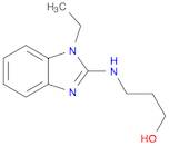 3-[(1-Ethyl-1H-benzimidazol-2-yl)amino]propan-1-ol