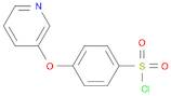 (4-(3-PYRIDYLOXY)PHENYL)SULFONYL CHLORIDE HYDROCHLORIDE