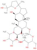 (3b,6a,12b,24R)-20,24-Epoxy-3,12,25-trihydroxydammaran-6-yl 2-O-(6-deoxy-α-L-mannopyranosyl)-β-D-g…