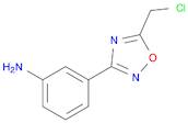 3-(5-CHLOROMETHYL-[1,2,4]OXADIAZOL-3-YL)-ANILINE