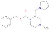 4-METHYL-2-PYRROLIDIN-1-YLMETHYL-PIPERAZINE-1-CARBOXYLIC ACID BENZYL ESTER