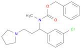1-PYRROLIDIN-3-(3'-CHLOROPHENYL)-3-(N-CBZ-N-METHYL)AMINO-PROPANE