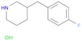 3-(4-Fluorobenzyl)piperidine hydrochloride