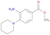 methyl 3-amino-4-(1-piperidinyl)benzoate
