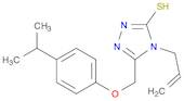 4-Allyl-5-[(4-isopropylphenoxy)methyl]-4H-1,2,4-triazole-3-thiol
