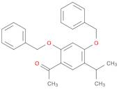 Ethanone, 1-[5-(1-Methylethyl)-2,4-bis(phenylMethoxy)phenyl]-
