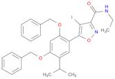 5-(2,4-bis(benzyloxy)-5-isopropylphenyl)-N-ethyl-4-iodoisoxazole-3-carboxaMide