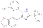 2-(5-Benzo[1,3]dioxol-5-yl-2-tert-butyl-3H-imidazol-4-yl)-6-methylpyridine hydrate hydrochloride