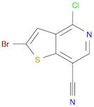 2-broMo-4-chlorothieno[3,2-c]pyridine-7-carbonitrile