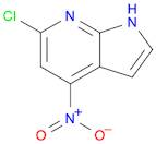 1H-Pyrrolo[2,3-b]pyridine, 6-chloro-4-nitro-