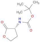 tert-Butyl N-[(3R)-2-oxotetrahydrofuran-3-yl]carbamate